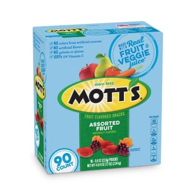 161688 Mott's Fruit Flavored Snacks Assorted Fruit (90 ct.)