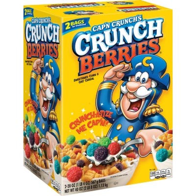 980228956 Cap'n Crunch's Crunch Berries Cereal (2 pack)