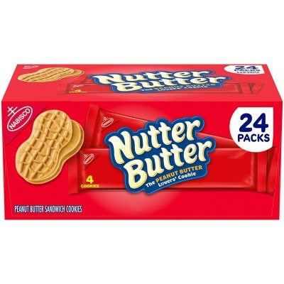 171816 Nutter Butter Peanut Butter Sandwich Cookies (24 pk.)